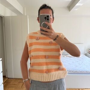 Zara Striped Sweater Vest